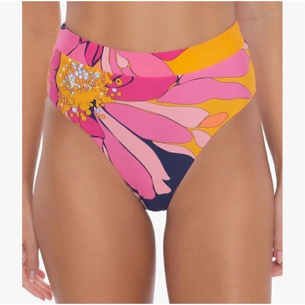 Trina Turk Breeze High-Waist Swim Pant